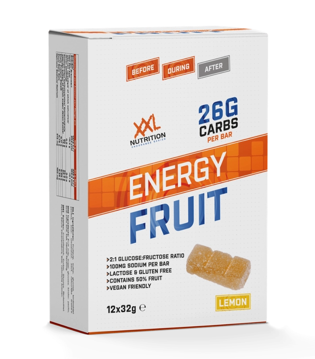 XXL Nutrition Energiereep Fruit Lemon (12 x 32 gr)