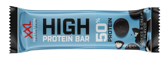 XXL Nutrition High Proteine Bar Cookies & Cream (50 gr)