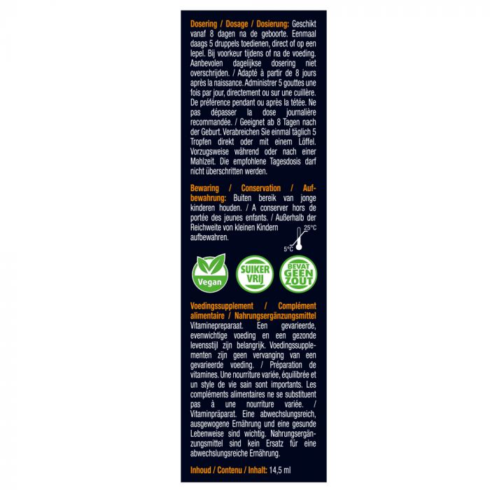 Lucovitaal K1 & D3 Vitamine Druppels Baby (14,5 ml) - image 2