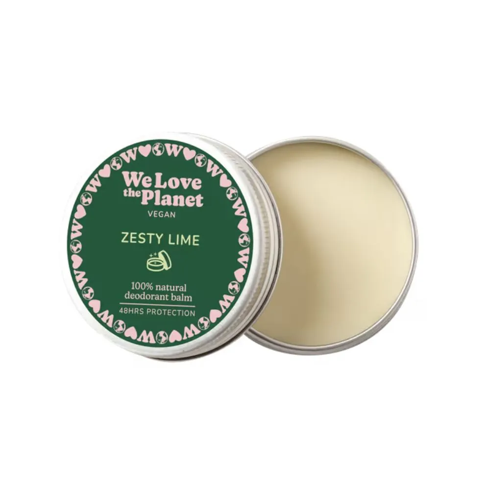 We Love The Planet Deodorant Balm - Zesty Lime (Vegan) (35 gr)
