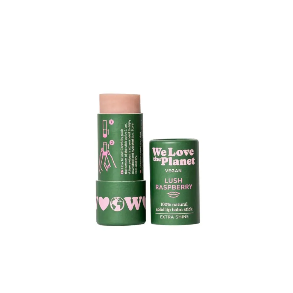We Love The Planet Lip Balm - Lush Raspberry (Vegan) (4,9 gr)