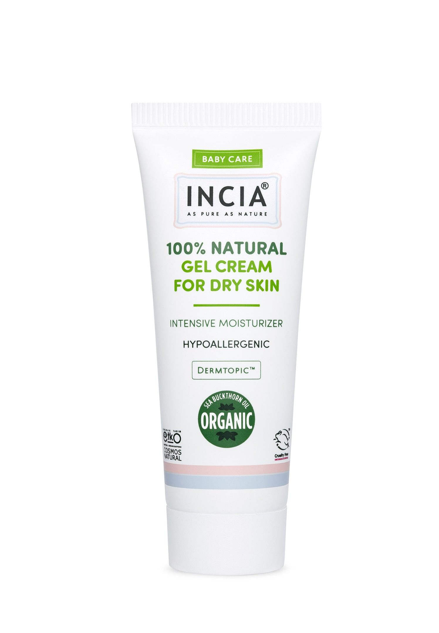 Incia Gelcreme Voor Droge Huid (60 ml)
