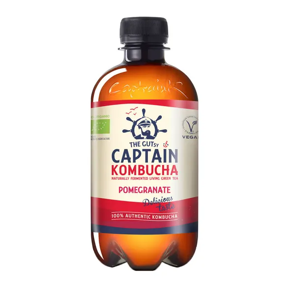 The Gutsy Captain Kombucha Pomegranate BIO (400 ml)