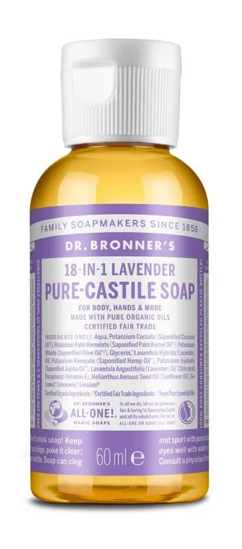 Dr Bronner's Liquid Soap Lavendel (60 ml)
