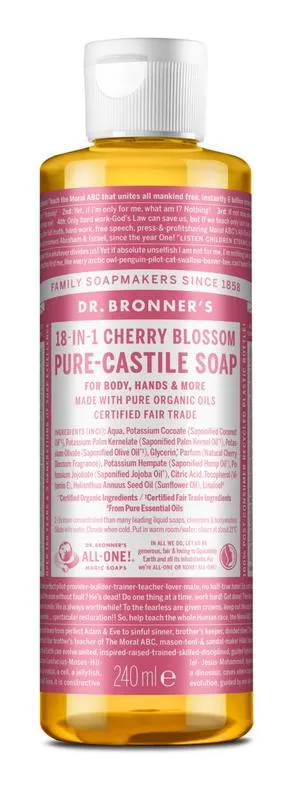 Dr Bronner's Liquid Soap Cherry Blossom (240 ml)