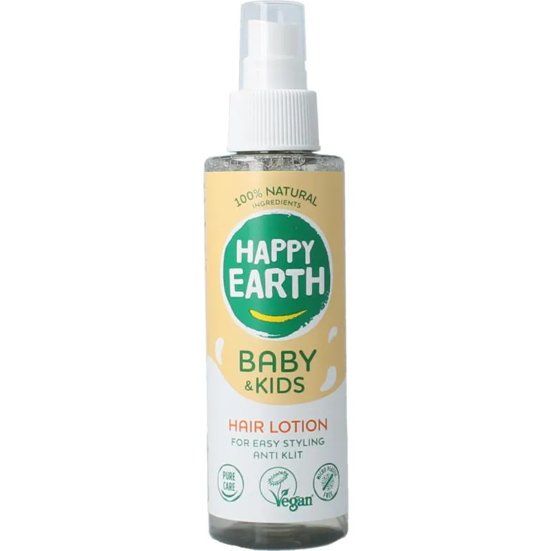 Happy Earth Hairlotion Voor Baby & Kids (150 ml)