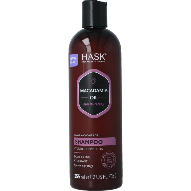 Hask Shampoo Moisturizing Macadamia Oil (355 ml)