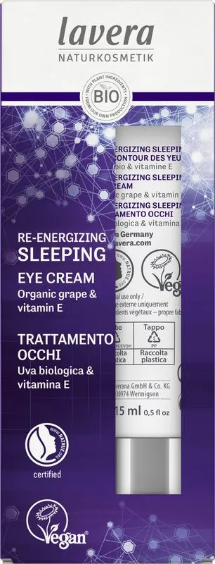 Lavera Re-Energizing Sleeping Eye Cream Bio (15 ml)