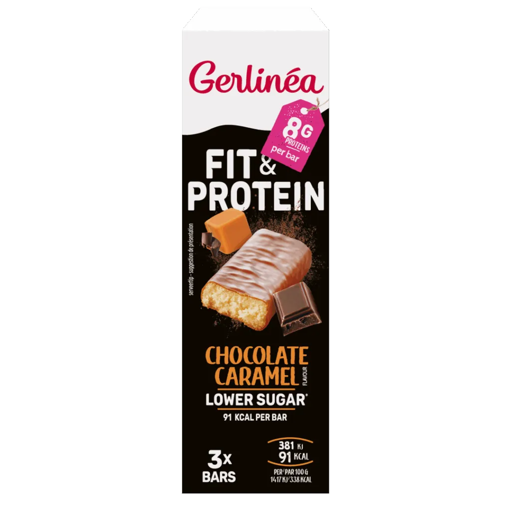 Gerlinéa Reep Fit & Protein Chocolate Caramel (3 X 27 gr)
