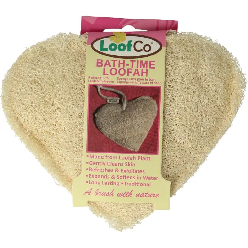 Loofco Douche En Bad Spons Hartje Bio (1 stuk)