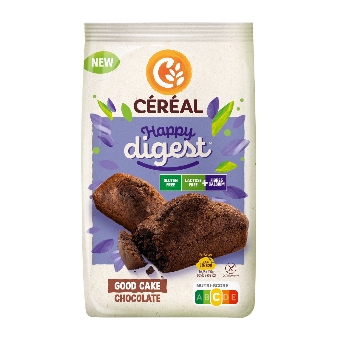 Céréal Happy Digest Good Cake Chocolate (6 x 28,3 gr)