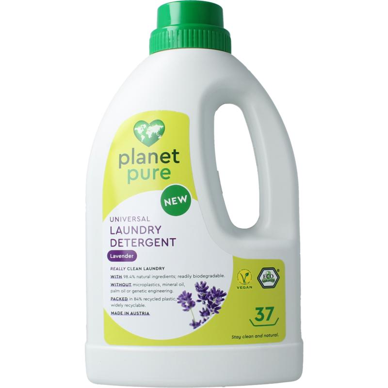 Planet Pure Wasmiddel Vloeibaar Universeel Lavendel (1480 ml)