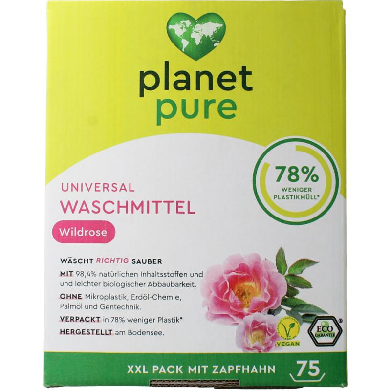 Planet Pure Wasmiddel Vloeibaar Universeel Wild Rose (3000 ml)