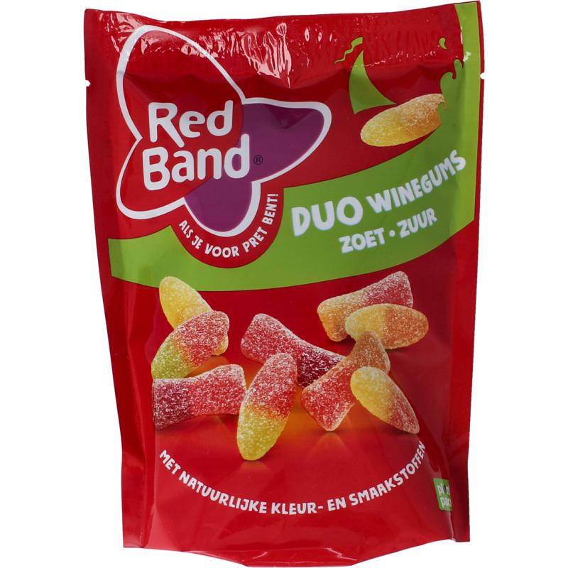 Red Band Winegums Duo Zoet Zuur (215 gr)