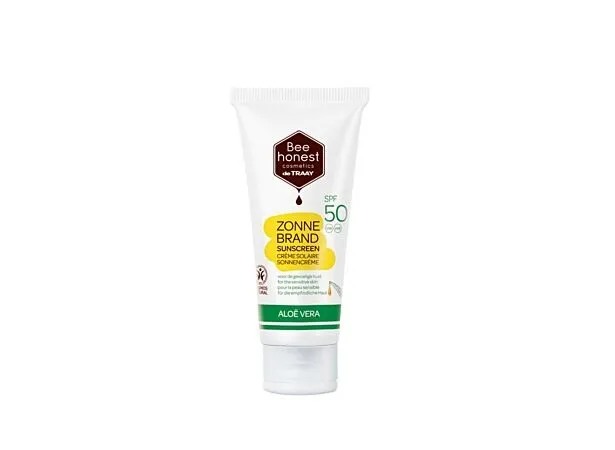 Traay Bee Honest Zonnebrand Aloe & Honing Spf50 (100 ml)