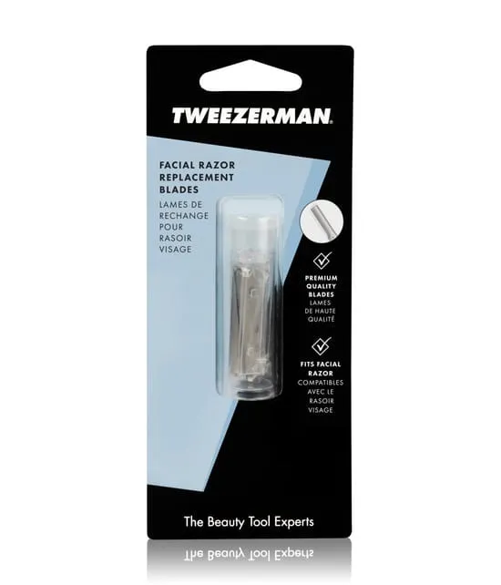 Tweezerman Facial Razor Replace Blades (4 stuks)