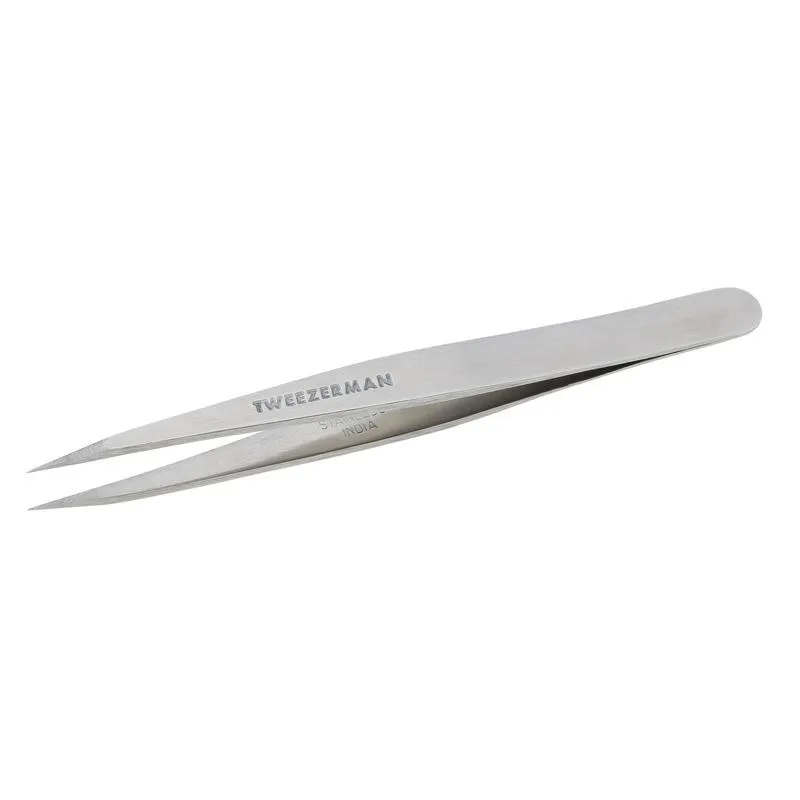 Tweezerman Tweezer Punt Klassiek Stainless Steel (1 stuk)