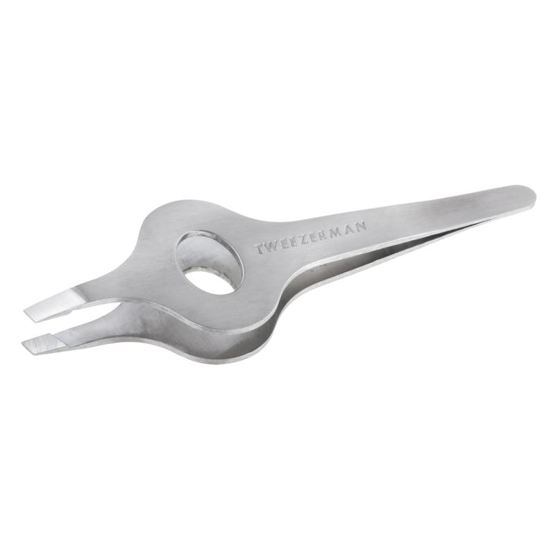 Tweezerman Slant Tweezer Classic With Grip (1 stuk)