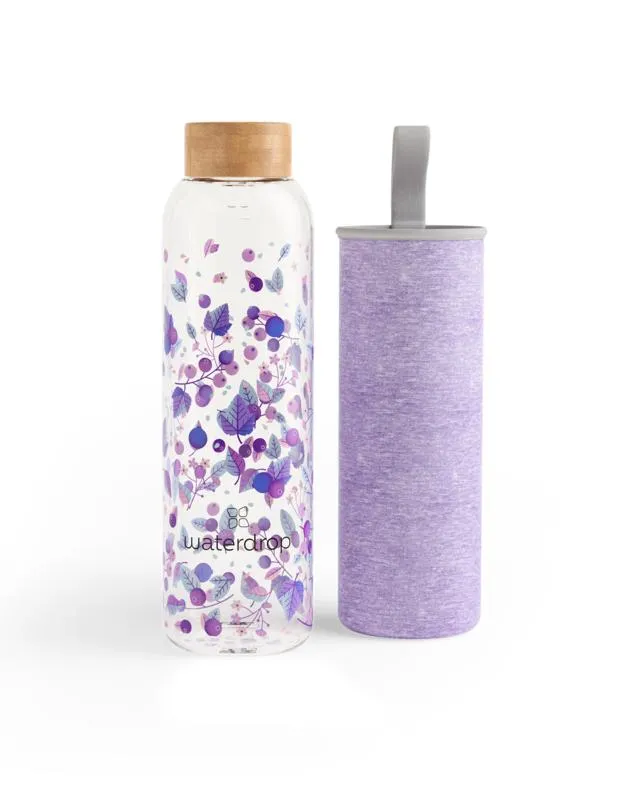 Waterdrop Glazen Drinkfles Boost 600Ml (1 stuk)