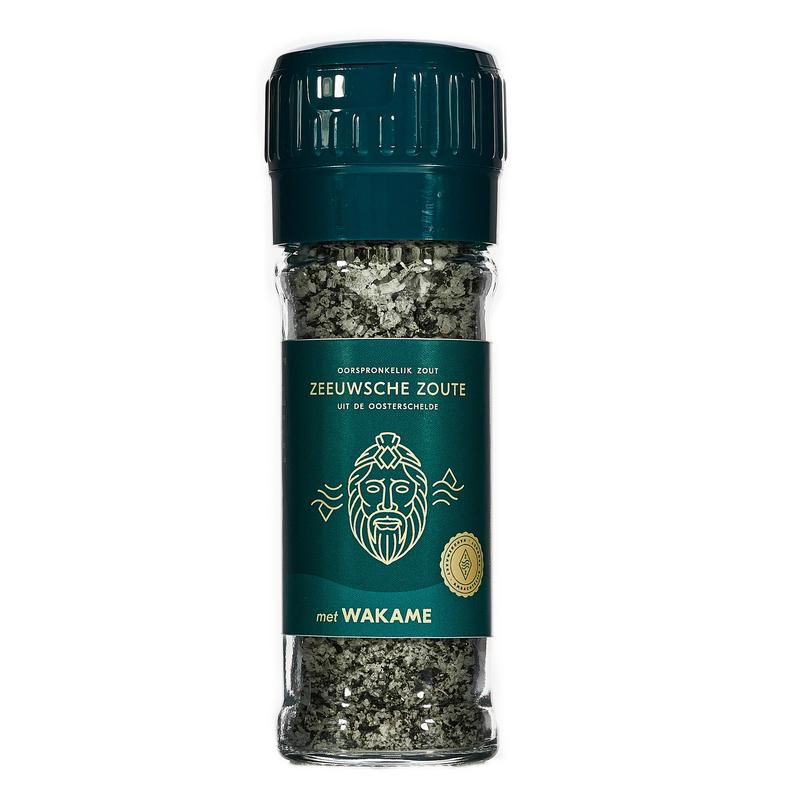 Zeeuwsche Zoute Zout Met Wakame Glazen Pot Bio (100 gr)