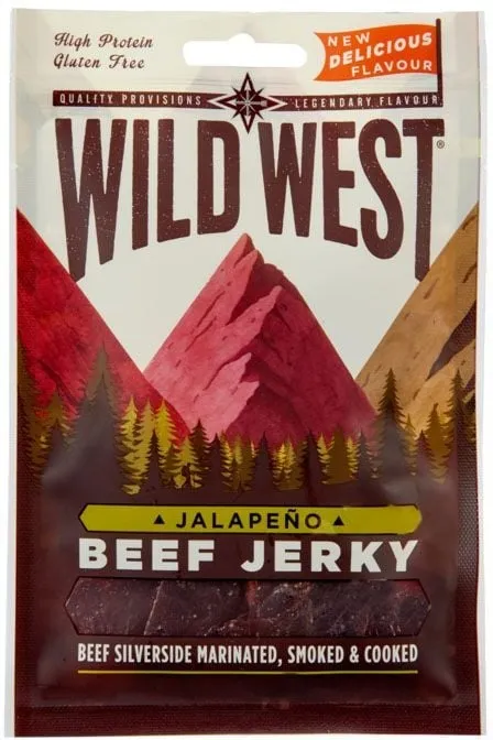 Wild West Beef Wild West Beef Jerky Jalapeno (25 gr)