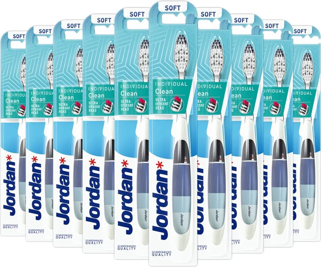 10x Jordan Tandenborstel Individual Clean Soft (1 stuk)