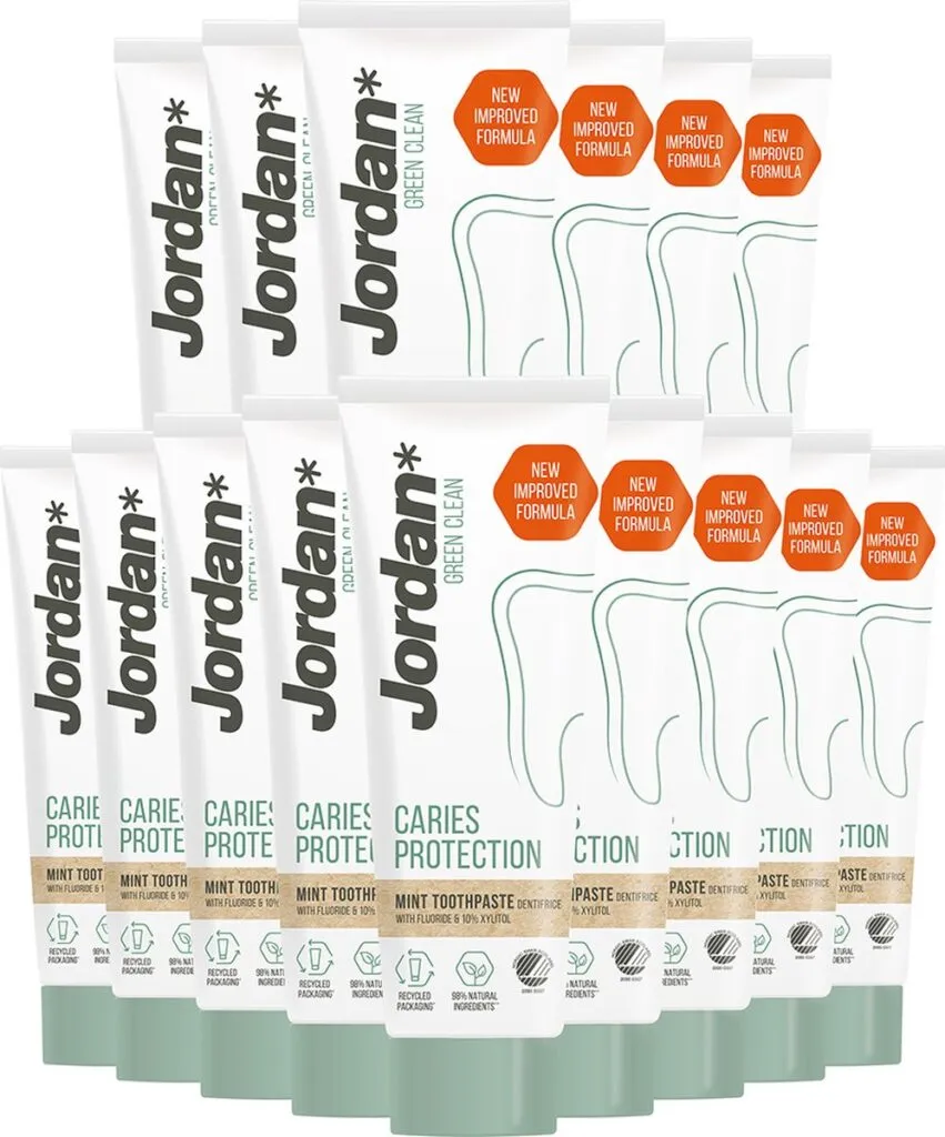 15x Jordan Tandpastagreen Clean Cavity Protection (75 ml)