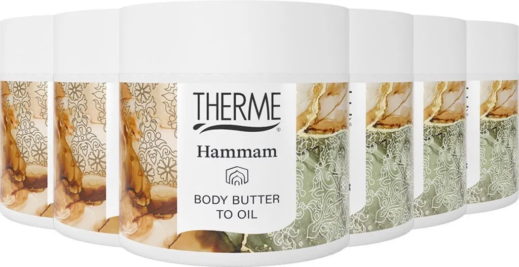 6x Therme Hammam body butter to oil (225 gr)
