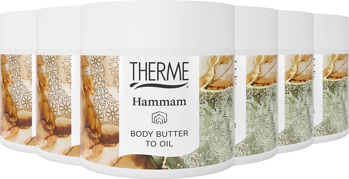 6x Therme Hammam body butter to oil (225 gr)