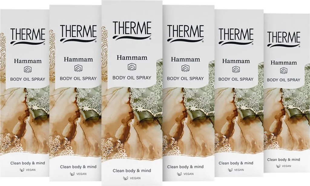 6x Therme Hammam body oil spray (125 ml)