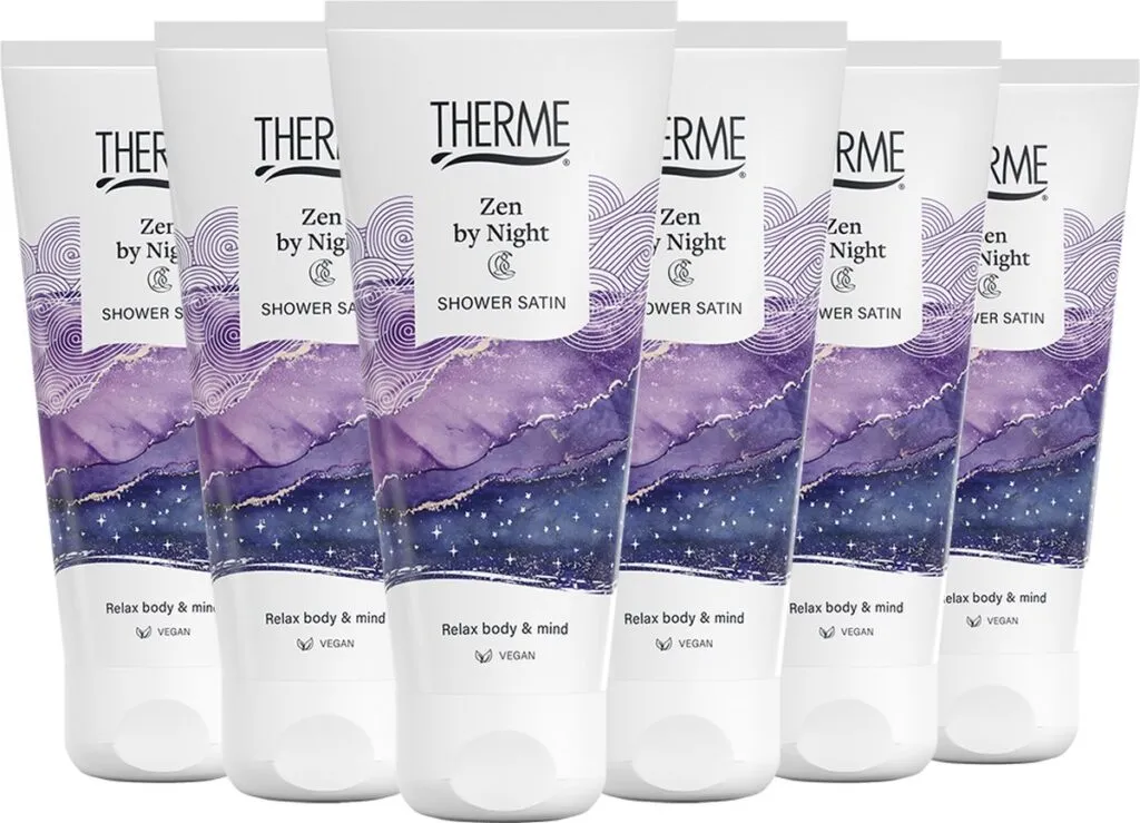 6x Therme Zen by night shower satin (200 ml)