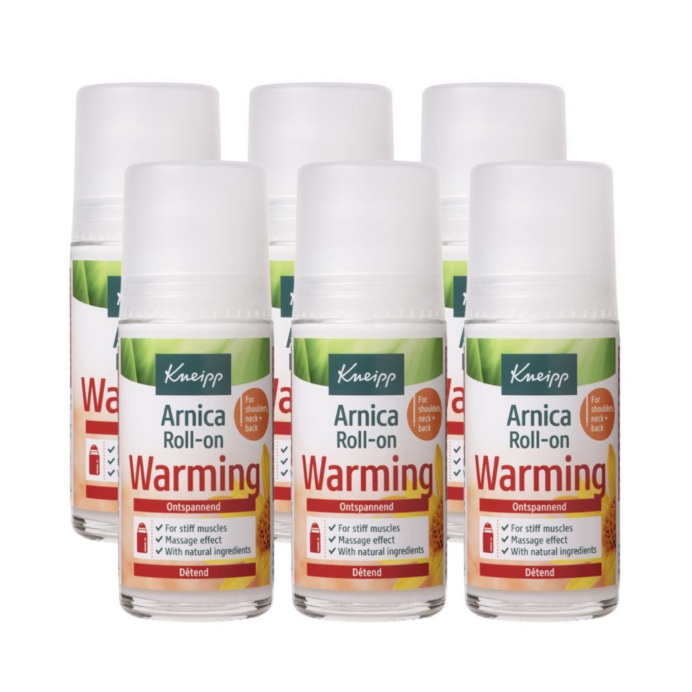 6x Kneipp Arnica Warming Roll On (50 ml)