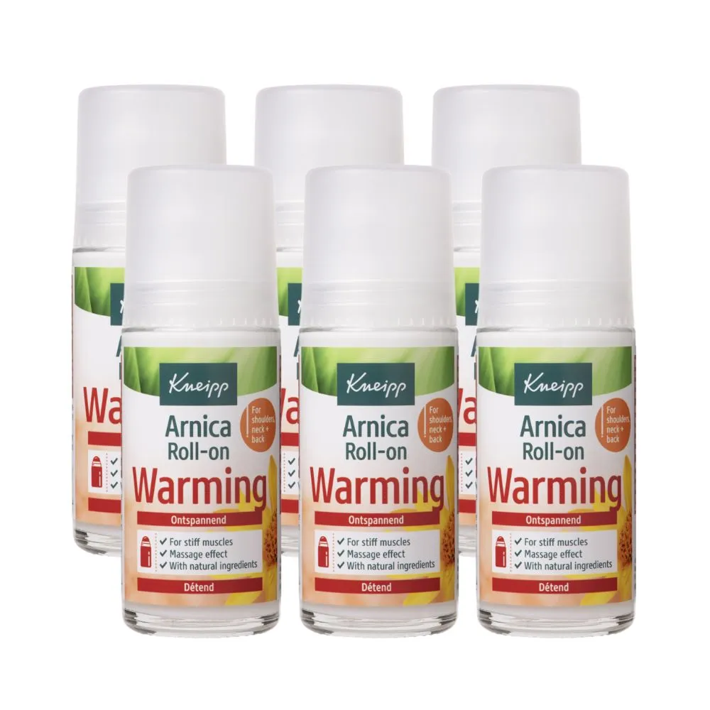 6x Kneipp Arnica Warming Roll On (50 ml)