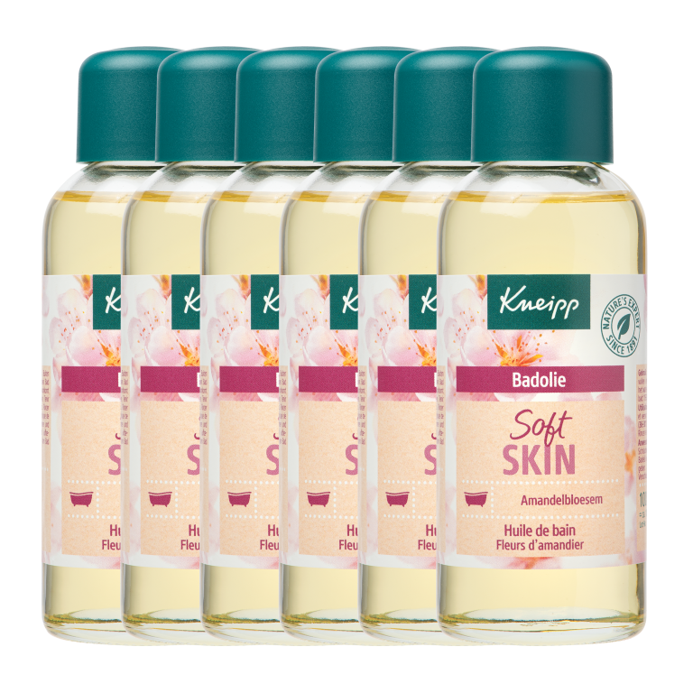 6x Kneipp Badolie soft skin (100 ml)
