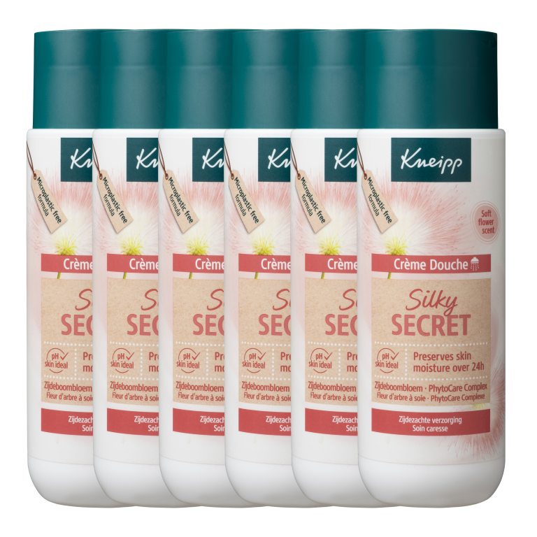 6x Kneipp Silky secret douche creme (200 ml)