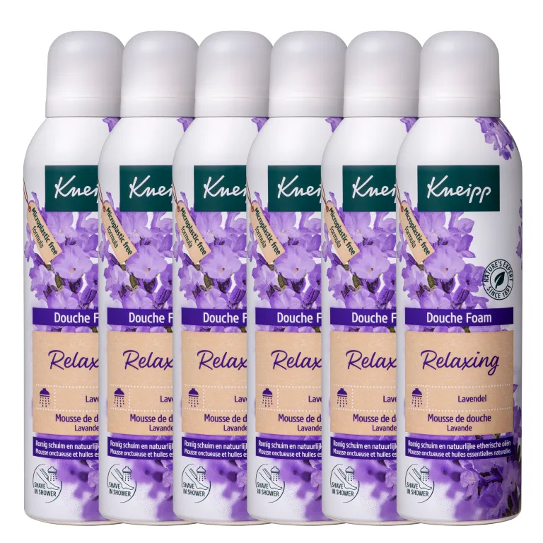 6x Kneipp Douche foam Lavendel (200 ml)