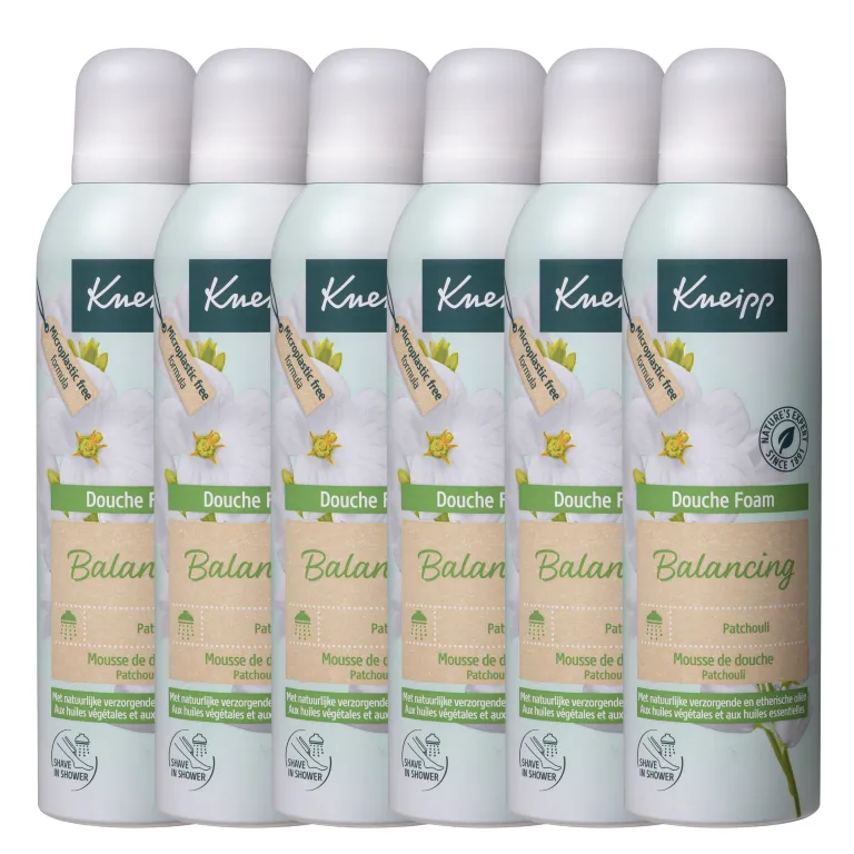 6x Kneipp Douche foam balancing (200 ml)