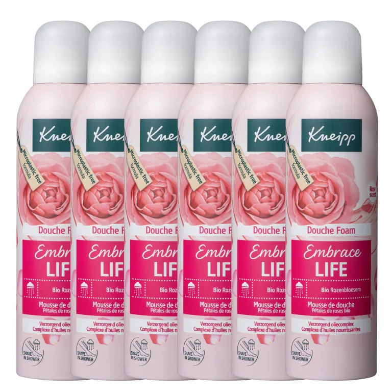6x Kneipp Douche Foam Embrace Life (200 ml)