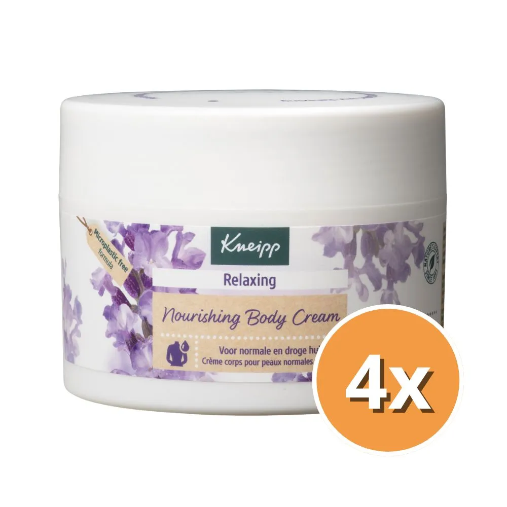 4x Kneipp Relaxing bodycream (200 ml)