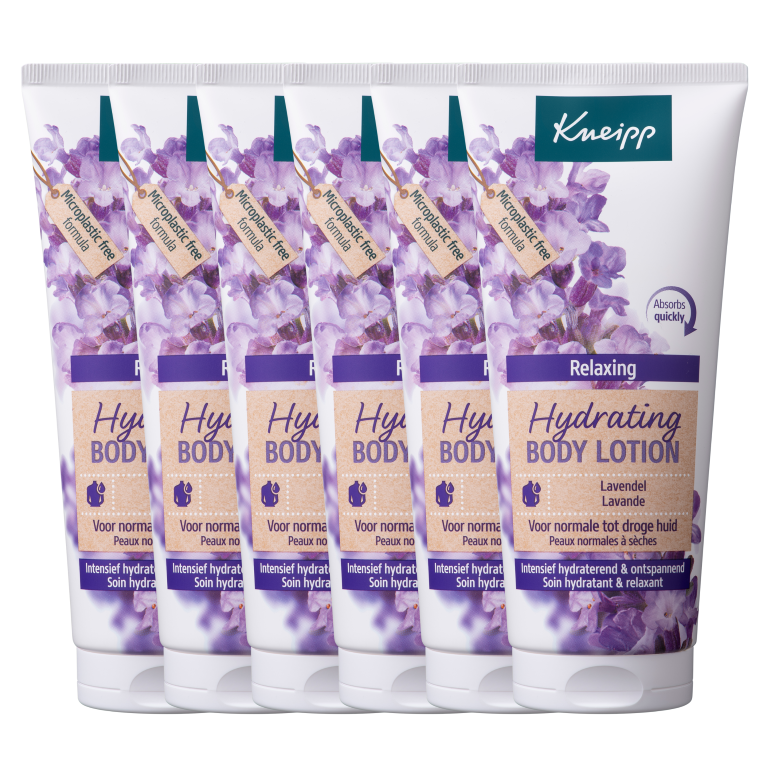 6x Kneipp Bodylotion relaxing hydrating (200 ml)
