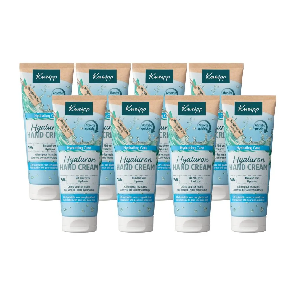 8x Kneipp Handcrème Hyaluron (75 ml)