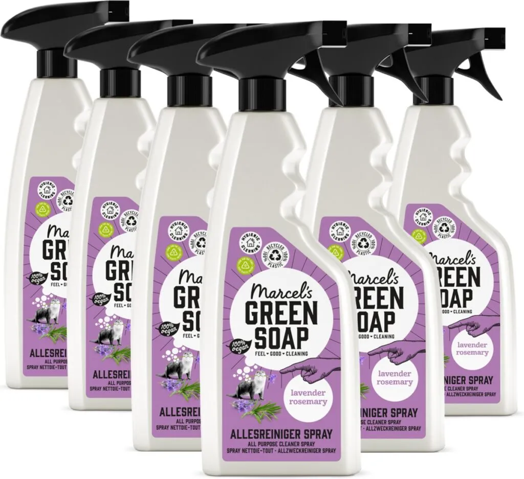 6x Marcel's Green Soap Allesreiniger spray lavendel & rozemarijn (500 ml)