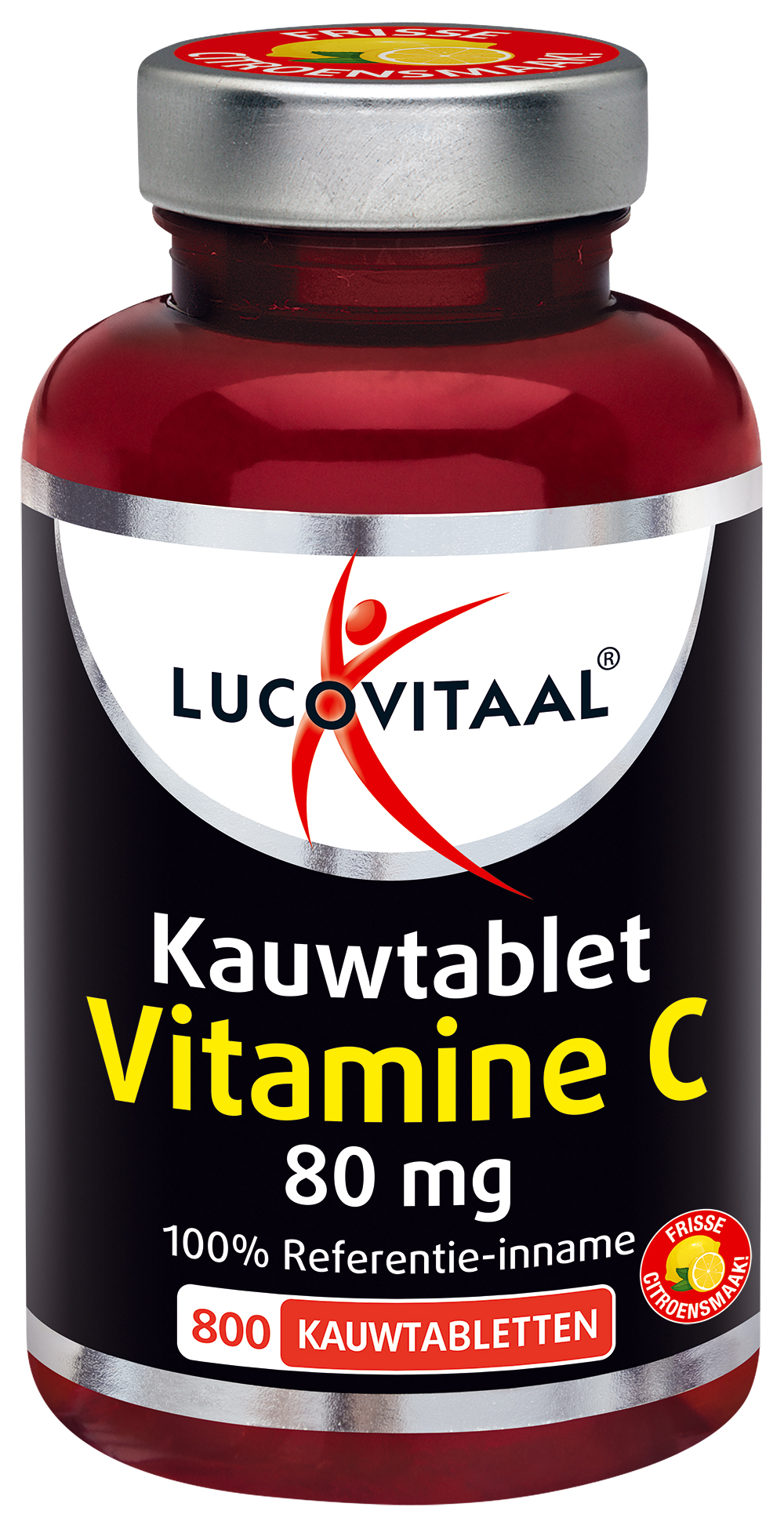 Lucovitaal Vitamine C 80mcg Kauwtablet Citroen (800 tabletten)