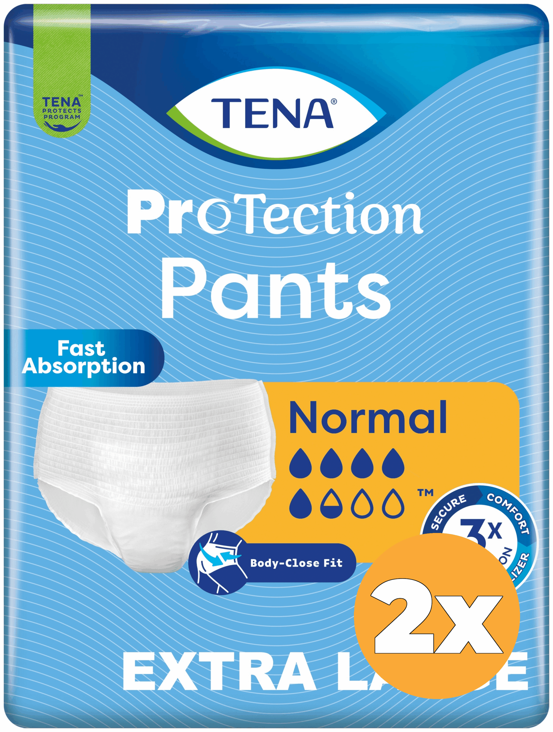 2x Tena Pants Normal ProTection XL (30 stuks)