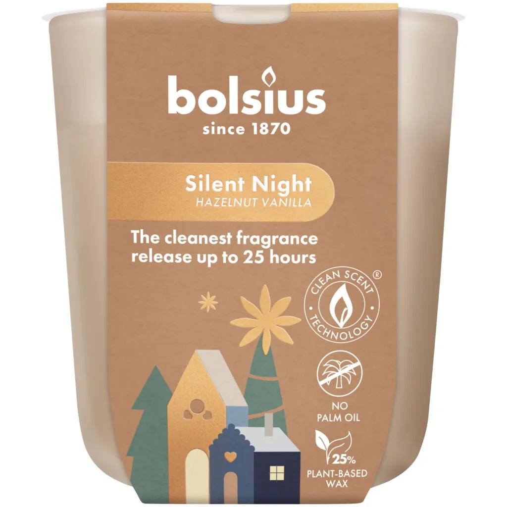 Bolsius Geurglas 80/73 True Glow Silent Night (1 stuk)