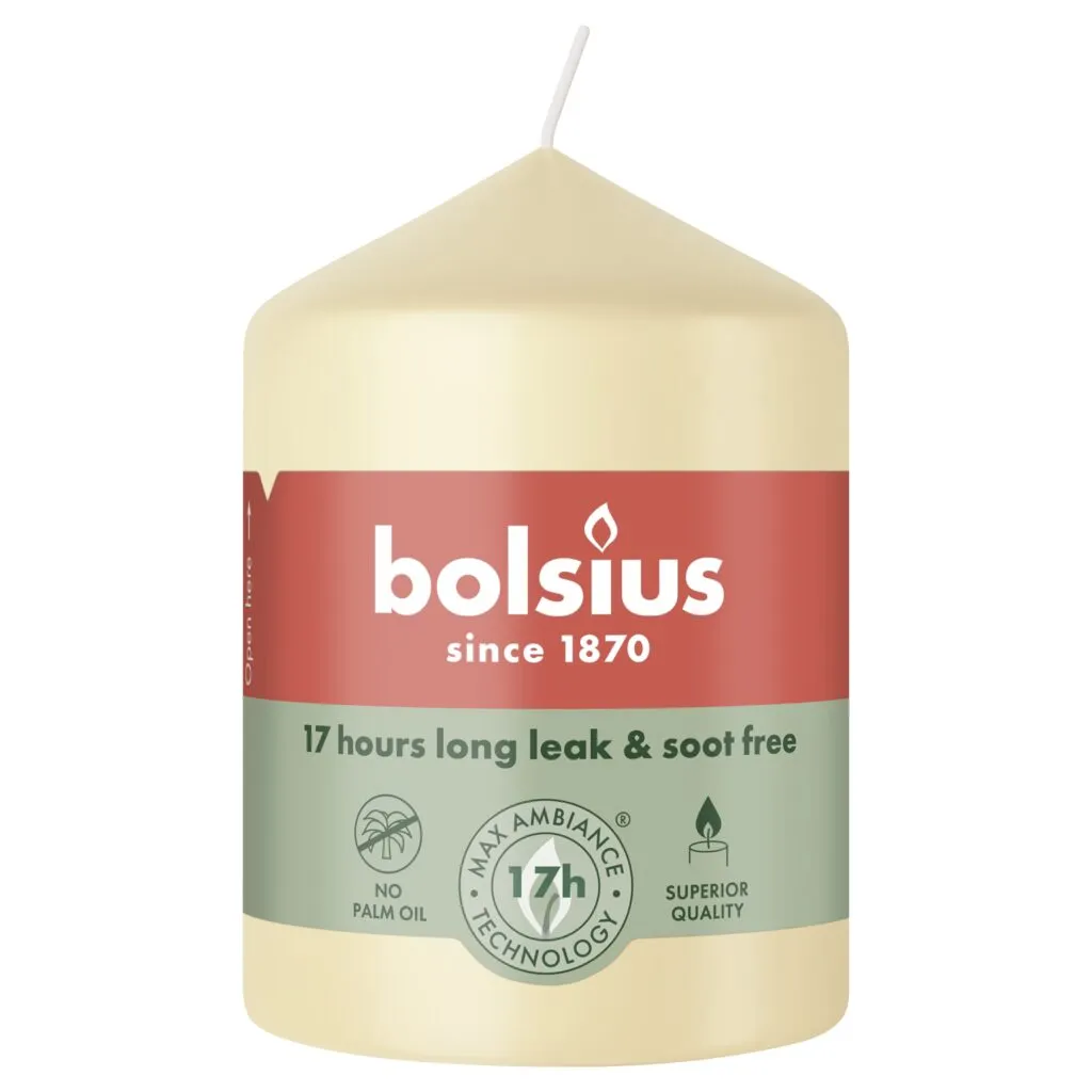 Bolsius Stompkaars 80/58 Beige (1 stuk)