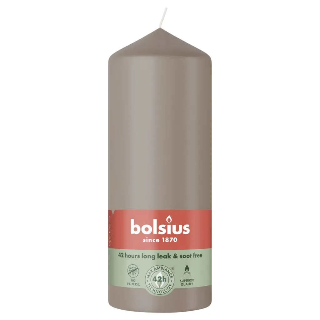 Bolsius Stompkaars 150/58 Light Taupe (1 stuk)