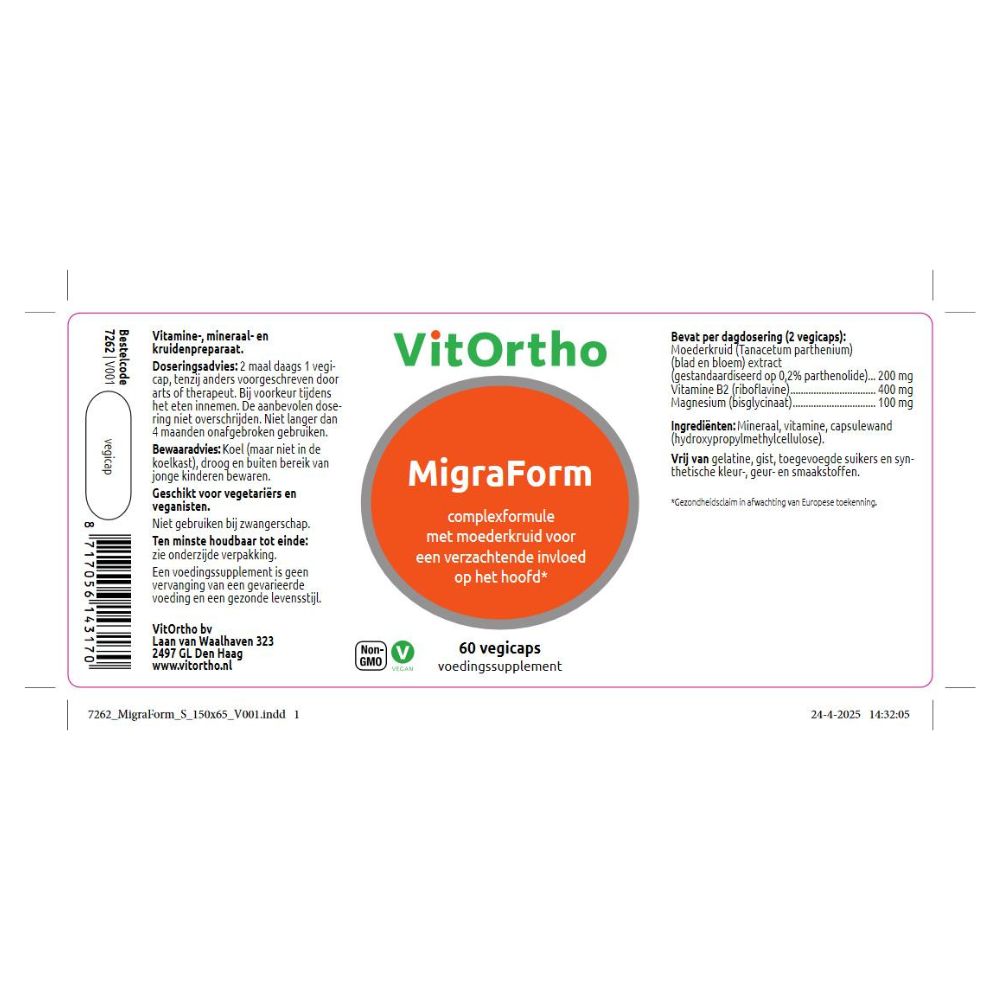 VitOrtho MigraForm (60 capsules)