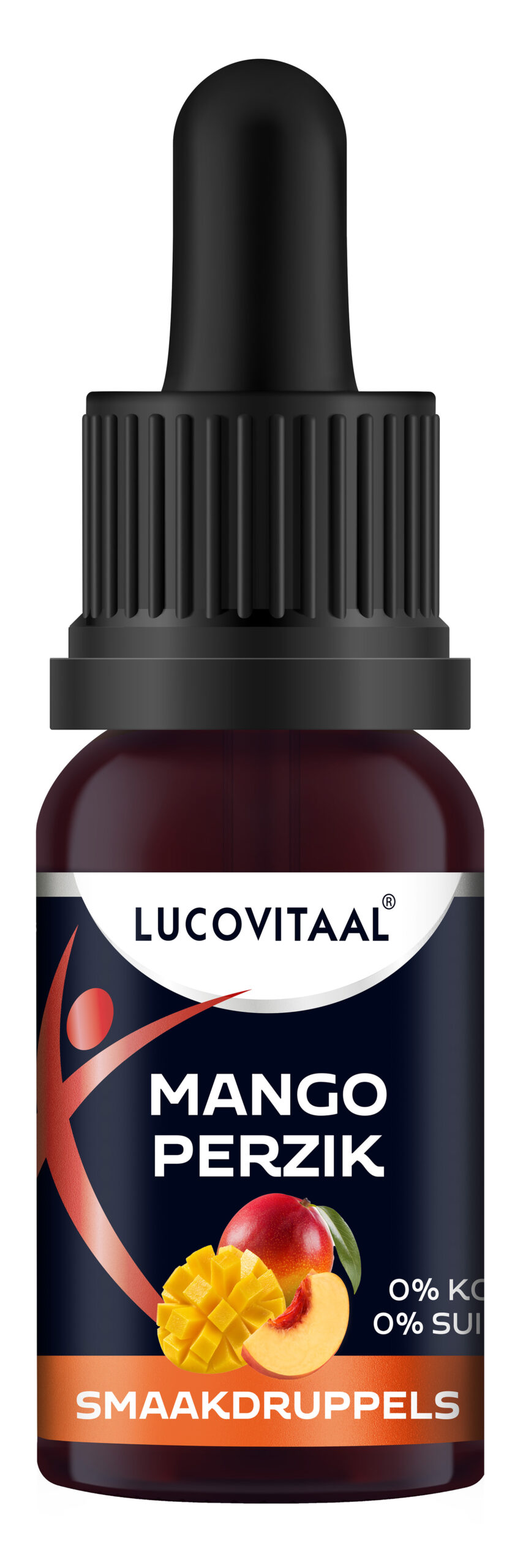 Lucovitaal Smaak Druppels -Mango Perzik (Vegan) (20 ml)