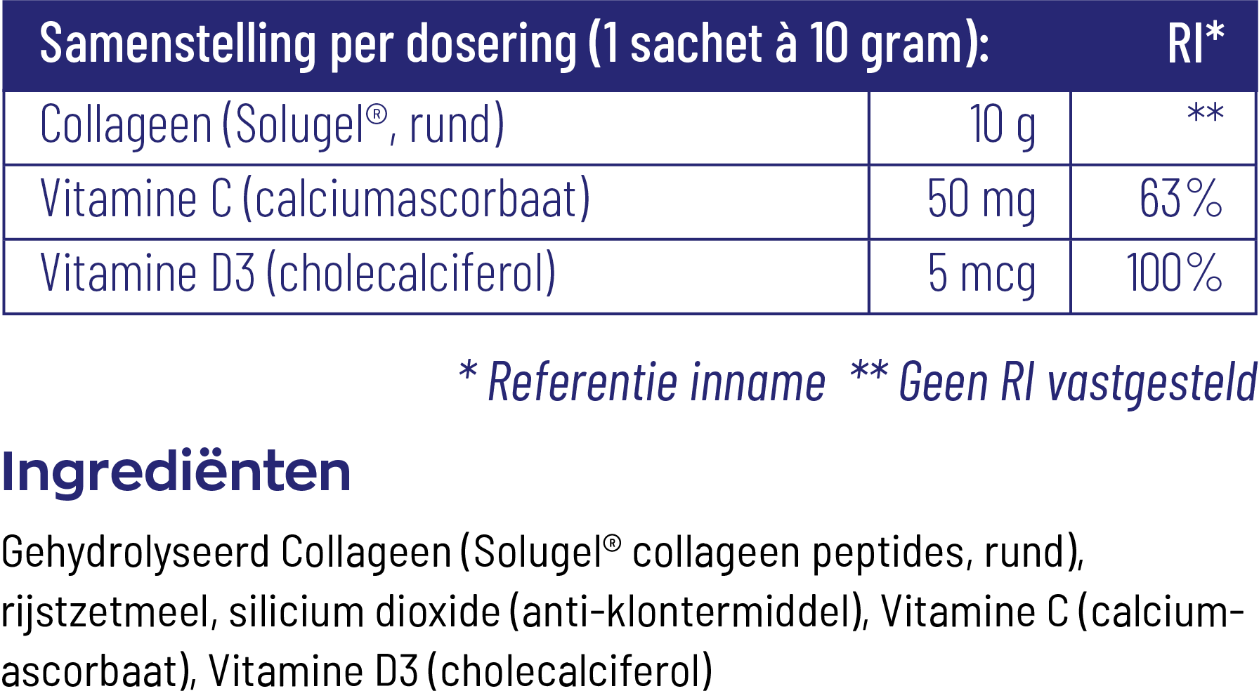 Vitakruid Collageen Solugel (25 zakjes) - image 3